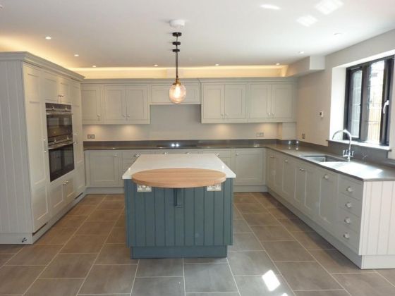 Hand Painted Shaker Kitchen, Goring, Berkshire